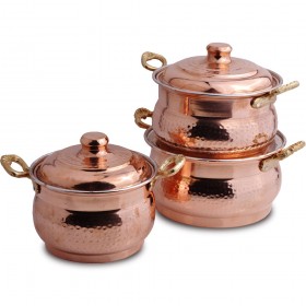 KLASİK GÜVEÇ METAL KULP 3'LÜ TAKIM