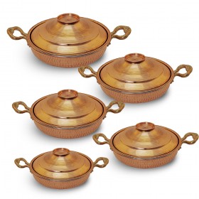 KLASİK TAVA KAPAKLI 6'LI SET