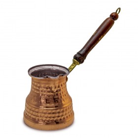 DÖVME BAKIR KÖŞELİ CEZVE NO 6